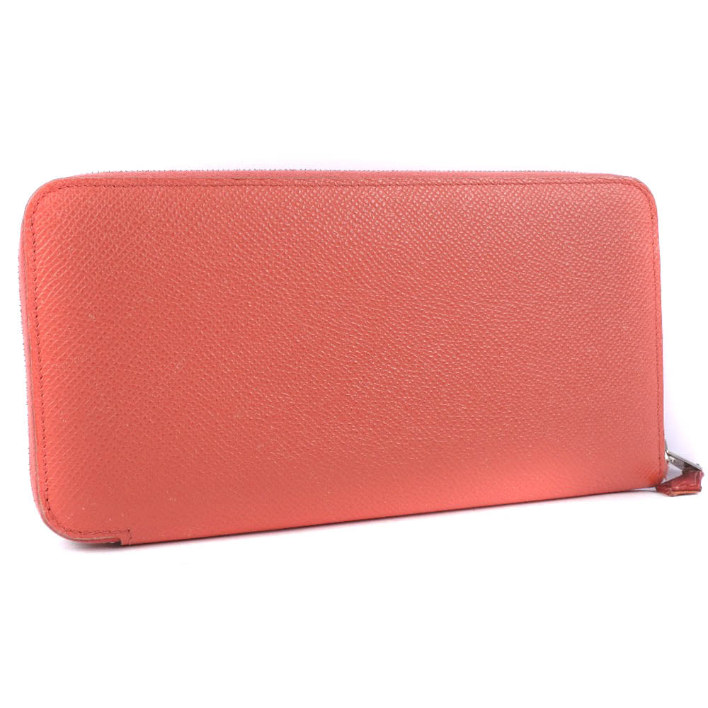 HERMES Long Wallet Purse Epsom pink Azap Silk in Long Women