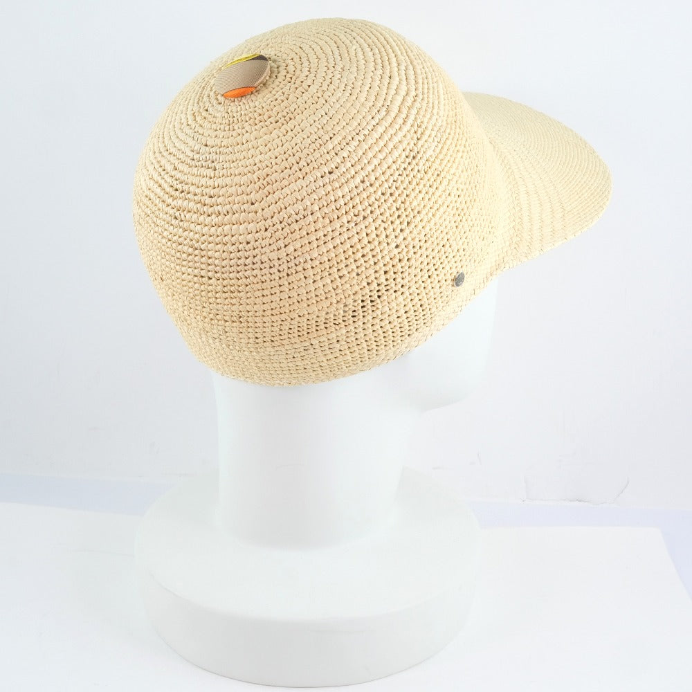 HERMES Other hats 191028N 1858 straw beige Straw hat Women 58