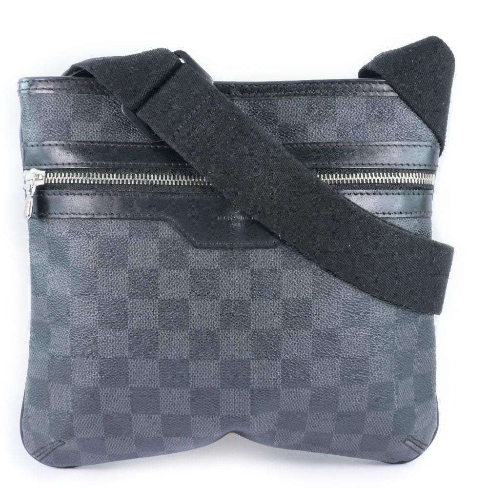 LOUIS VUITTON Shoulder Bag N58028 Damier Grafitto Canvas black Tomas unisex(Unisex)