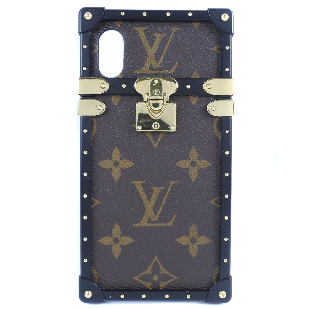 LOUIS VUITTON iPhone case M62618 Monogram canvas Brown Eye trunk iPhone case X / XS mens(Unisex)