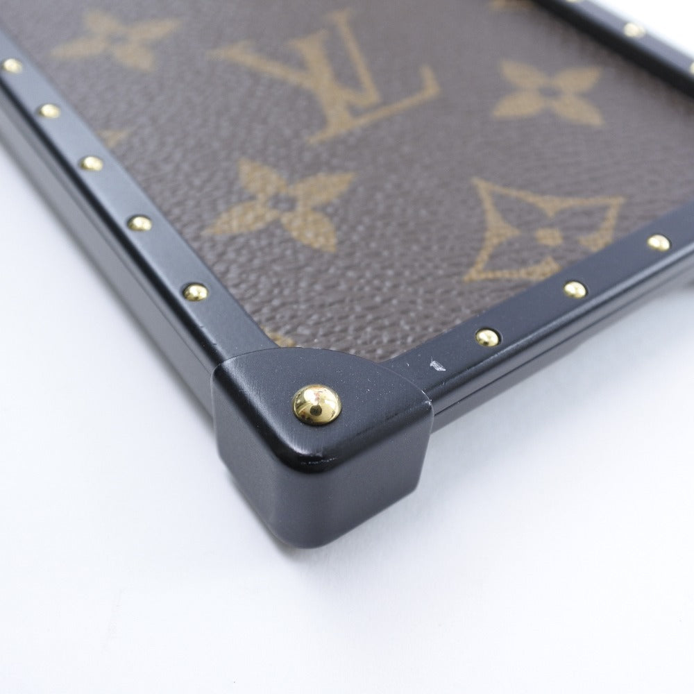 LOUIS VUITTON iPhone case M62618 Monogram canvas Brown Eye trunk iPhone case X / XS mens(Unisex)