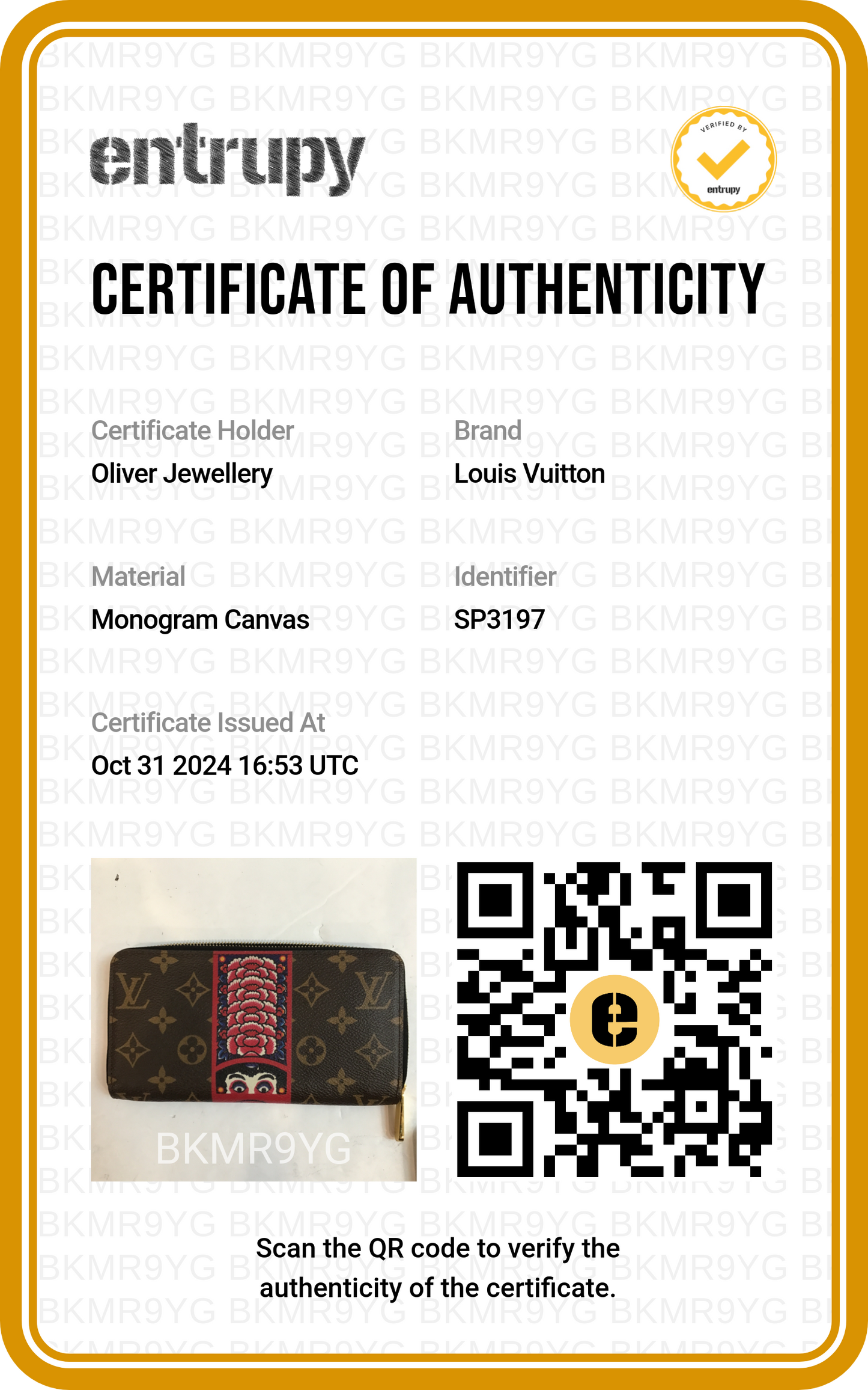 Louis Vuitton Limited Edition Monogram Kabuki Zippy Wallet