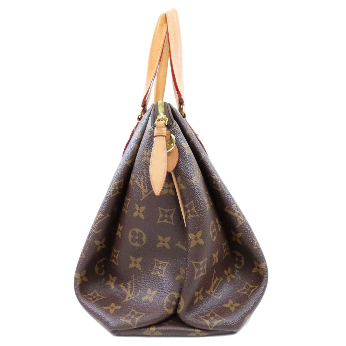 LOUIS VUITTON Handbag M44546 Monogram canvas Brown Rivory MM Monog Lamb Women