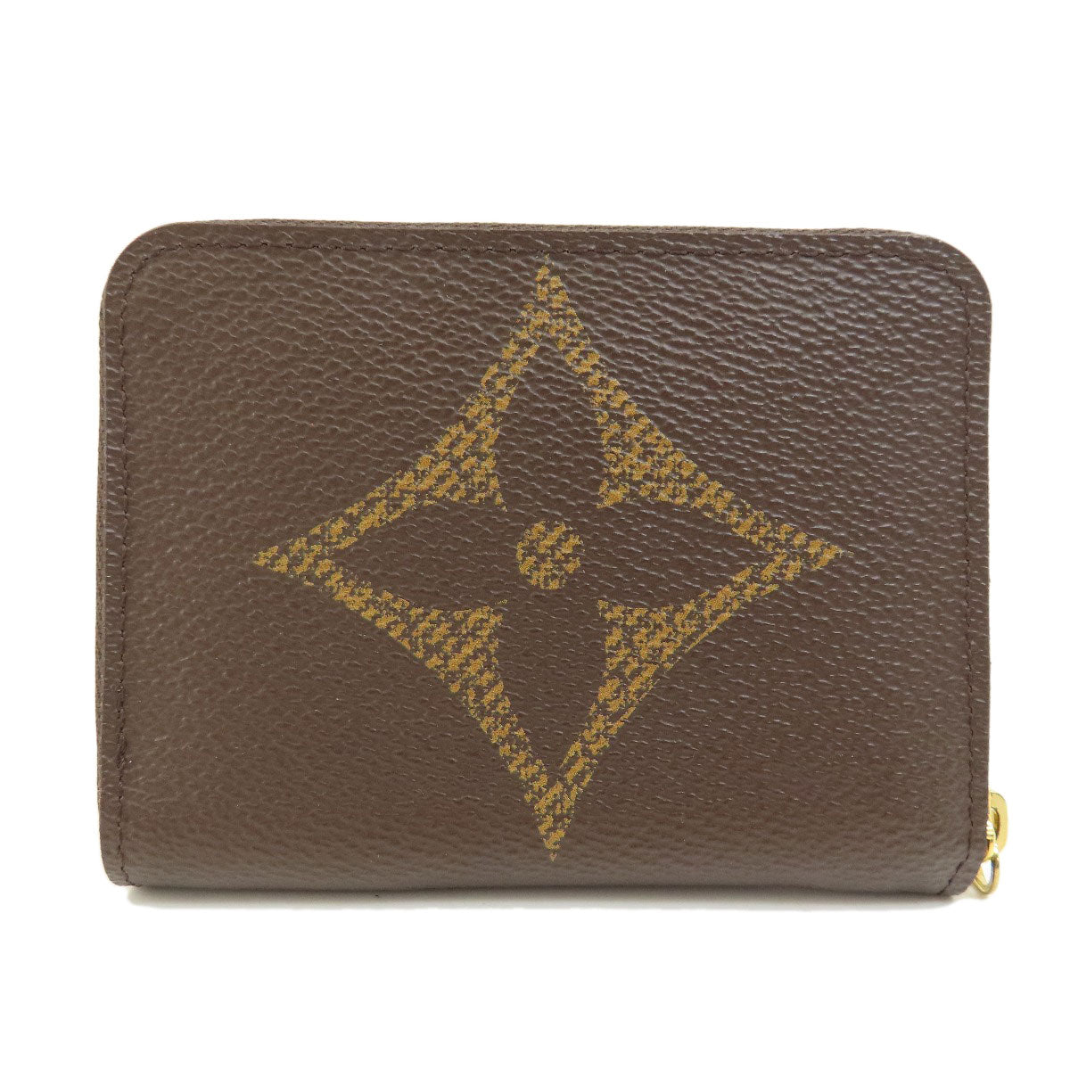 LOUIS VUITTON Coin case M69354 Giant monogram canvas Brown Zippy coin purse Women