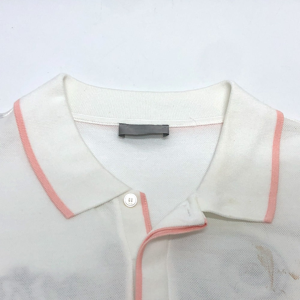 Dior Short sleeve polo shirt 143J833A0448 cotton white Logo embroidery KENNY SCHARF Kenny Scharf collaboration mens XXL