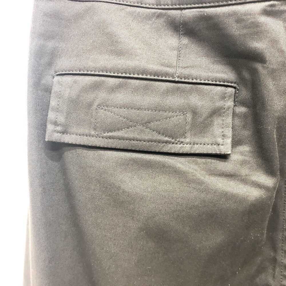 Dior Pants 013C101A3866 cotton black Logo patch mens 48