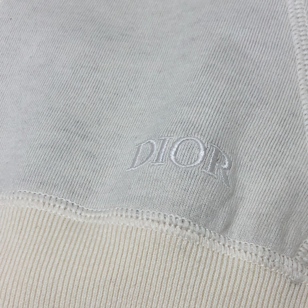 Dior Hoodie 113M221AT225 Cotton, Cashmere white Oblique mens L