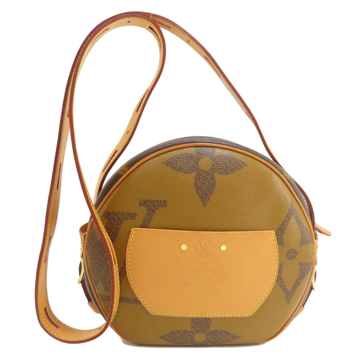 LOUIS VUITTON Shoulder Bag M44604 Giant monogram canvas Brown Bowt Chapot Supreme Women