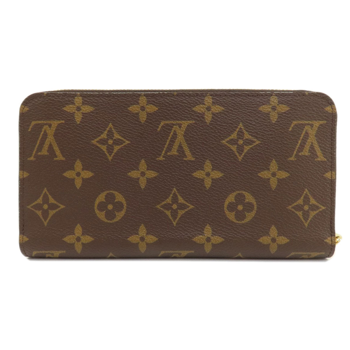 LOUIS VUITTON Long Wallet Purse M41616 Monogram canvas Brown Zippy Wallet Monog Lamb Women