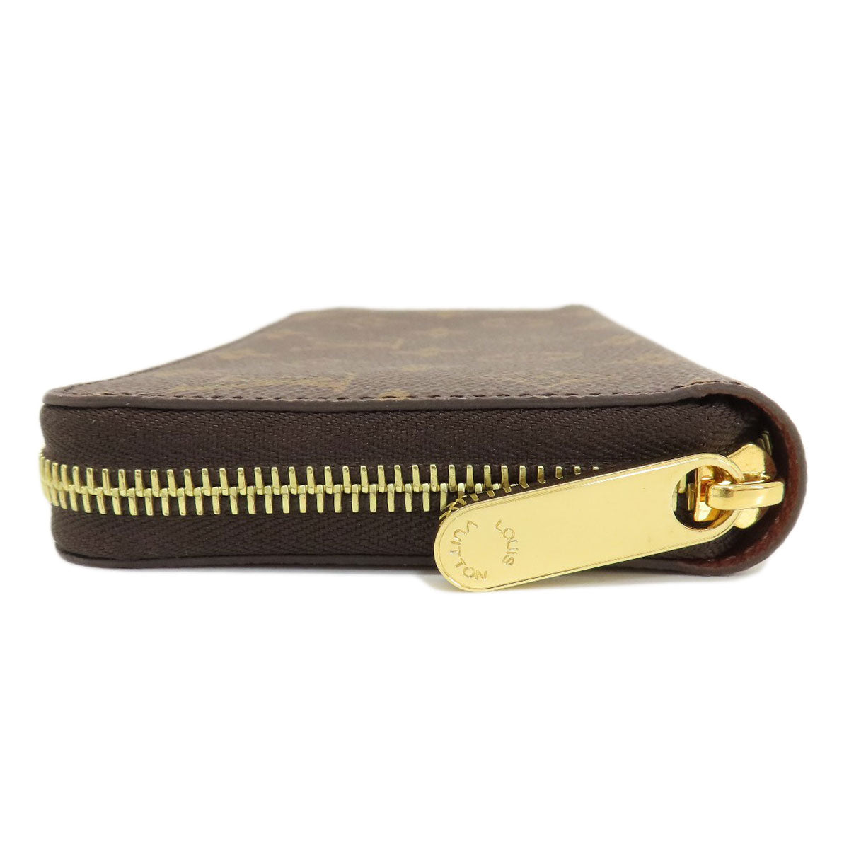 LOUIS VUITTON Long Wallet Purse M41616 Monogram canvas Brown Zippy Wallet Monog Lamb Women