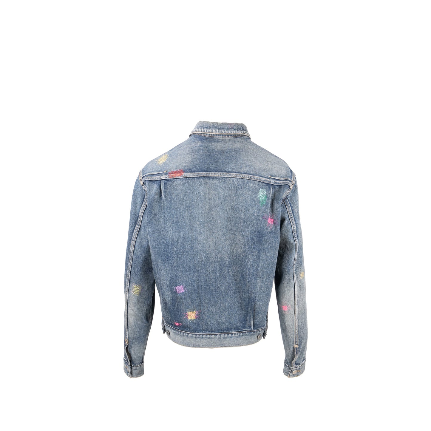 HOMME Size 50 Boro Denim Jacket Cotton Blue