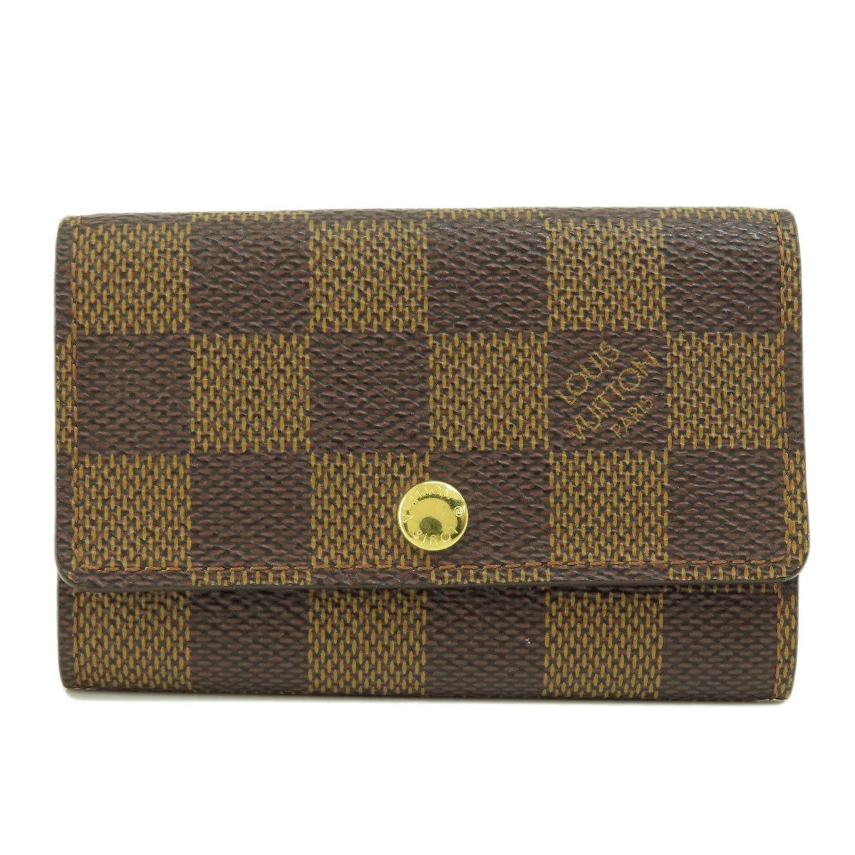 LOUIS VUITTON Key case Key holder  N62630 Damier canvas Brown Multicles6 Damier Ebene Women