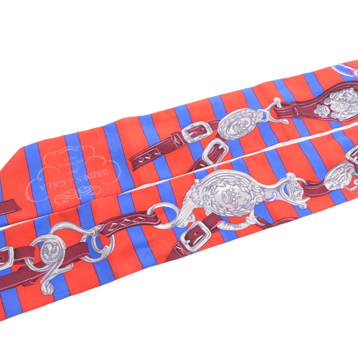 HERMES scarf silk Red Twilly Women