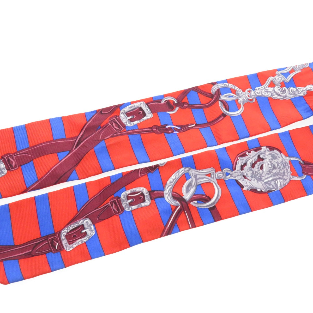 HERMES scarf silk Red Twilly Women