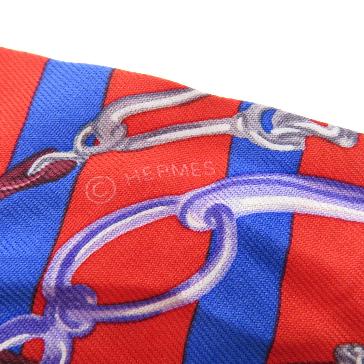 HERMES scarf silk Red Twilly Women
