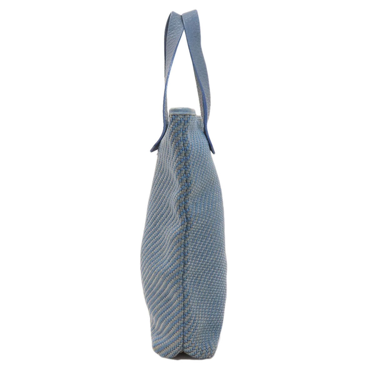HERMES Handbag Cloth material Navy Amedaba Women