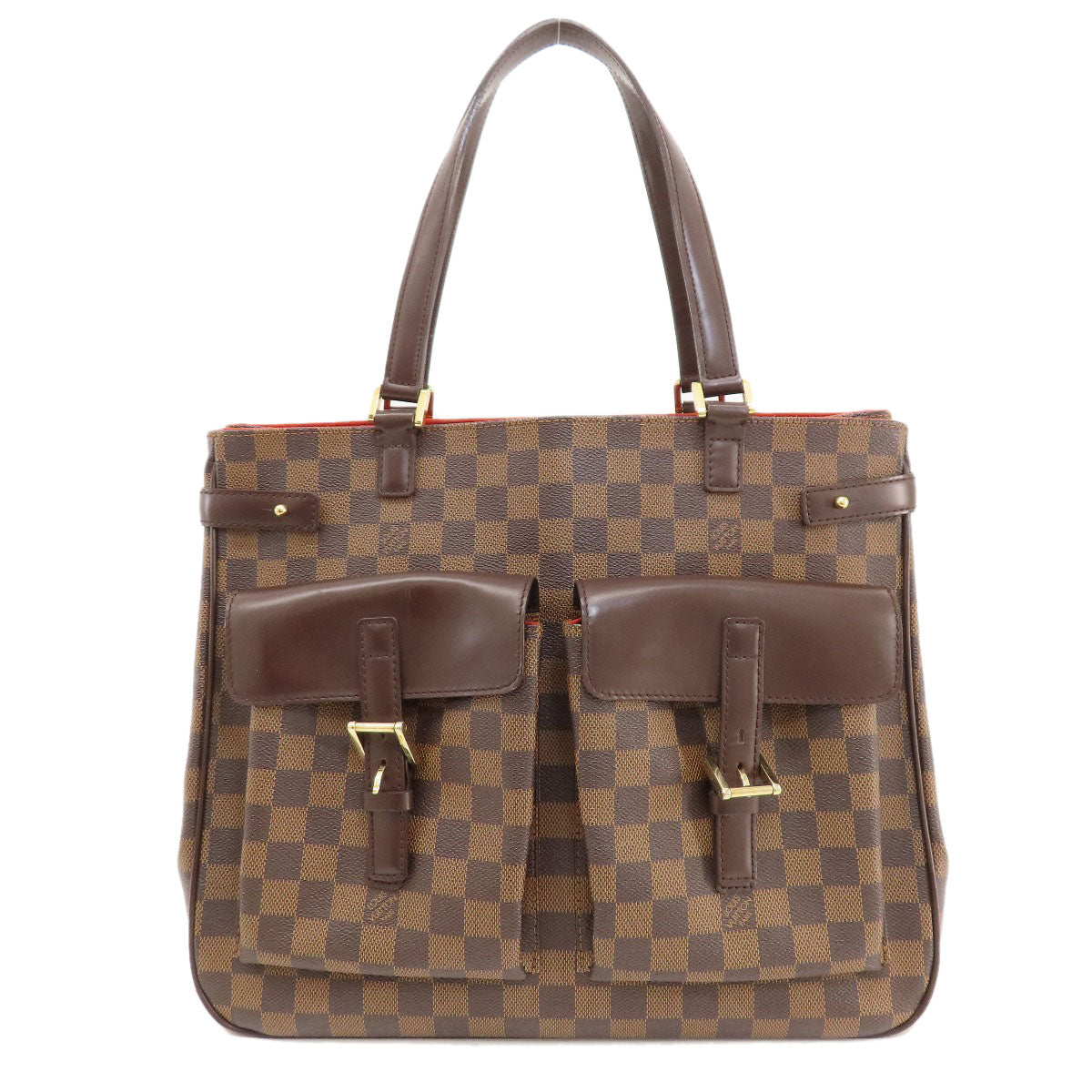 LOUIS VUITTON Tote Bag N51128 Damier canvas Brown Uzes Damier Ebene Women