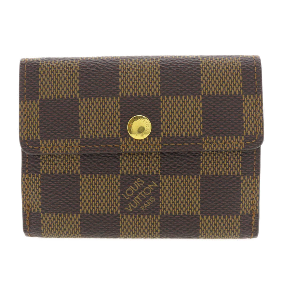 LOUIS VUITTON Coin case N62925 Damier canvas Brown Ludlow Damier Ebene Women