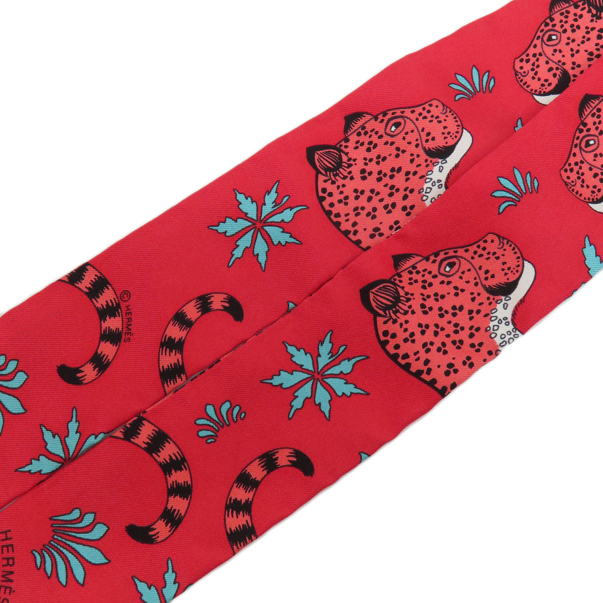 HERMES scarf silk Red Twilly Women
