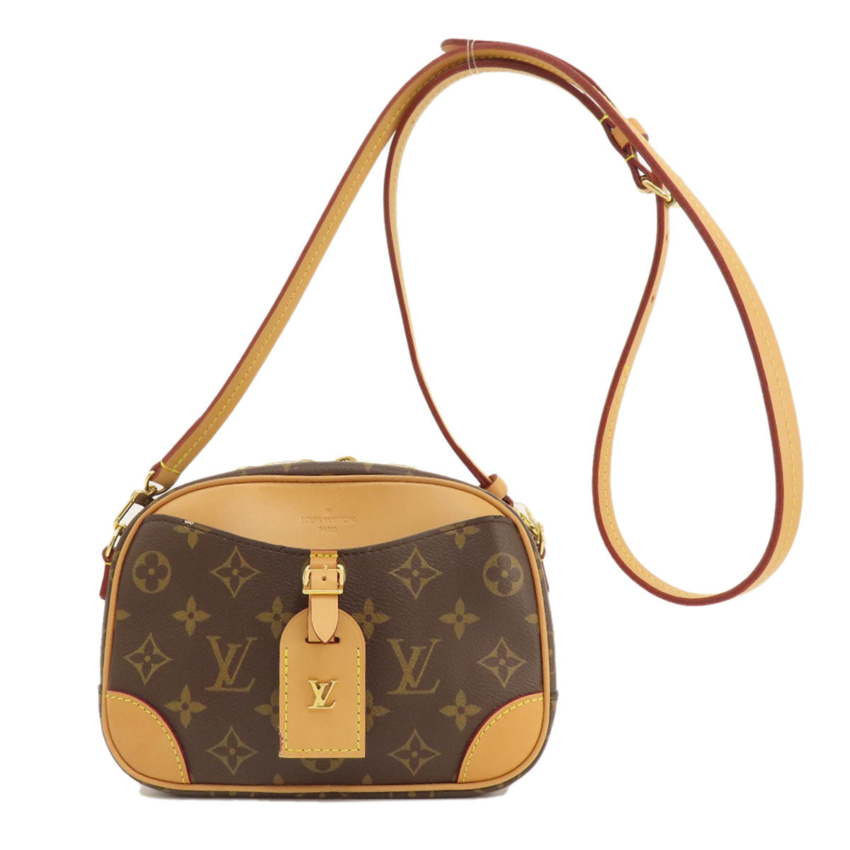 LOUIS VUITTON Shoulder Bag M45528 Monogram canvas Brown DeauvilleMINI Monogram