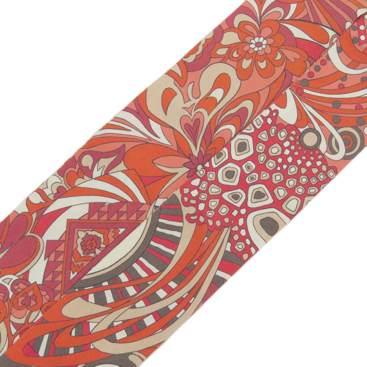HERMES scarf silk Red Twilly Women