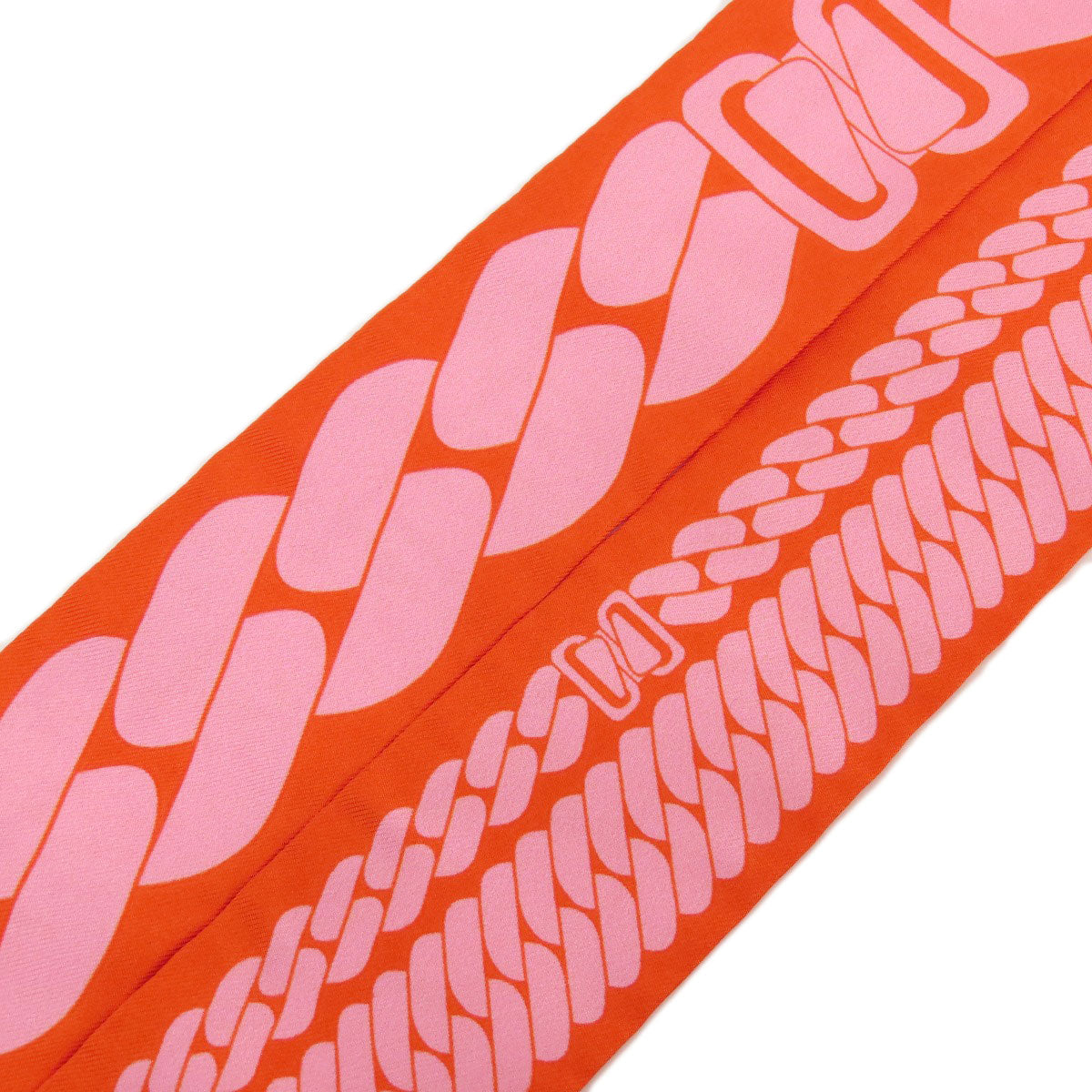 HERMES scarf silk Orange Twilly Women