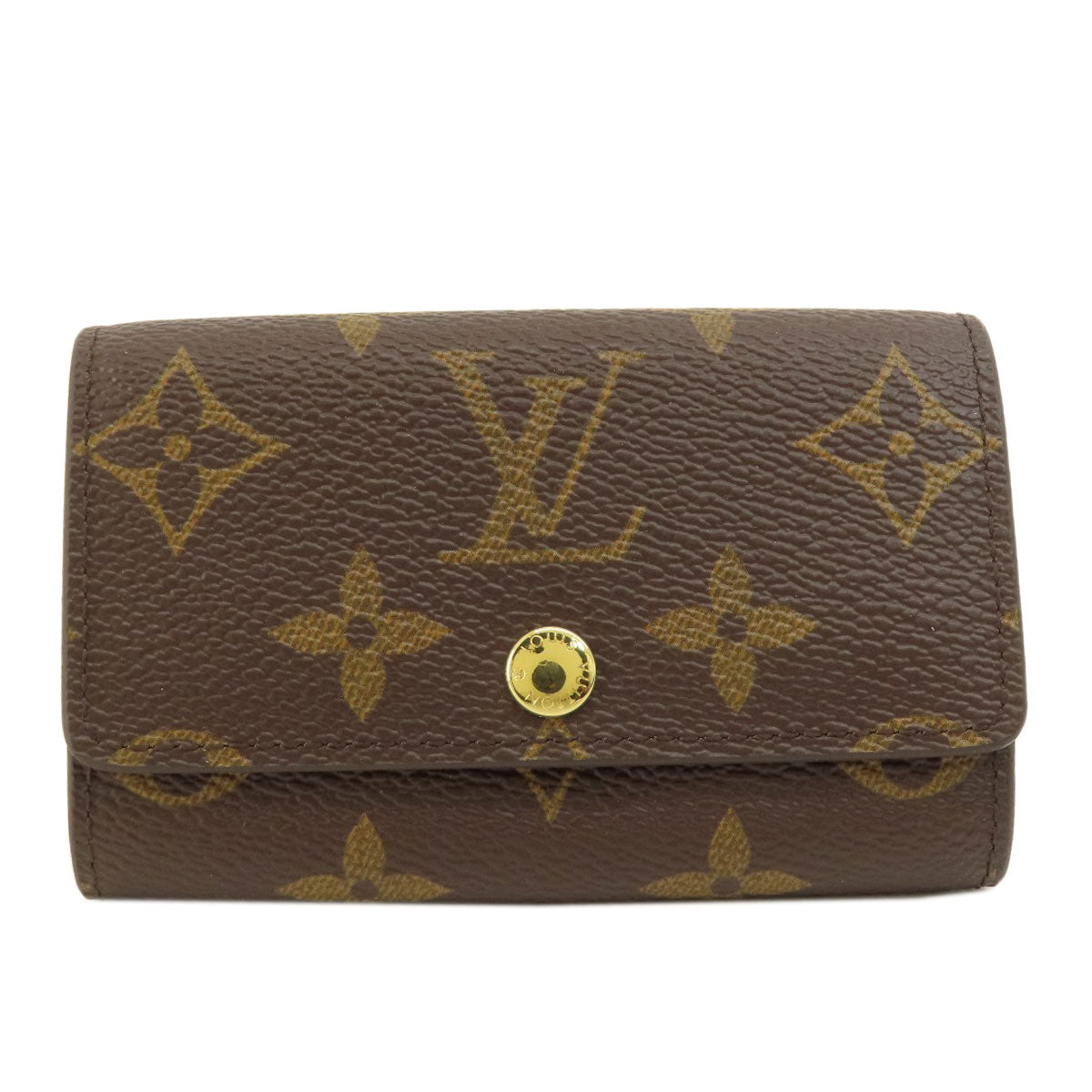 LOUIS VUITTON Key case Key holder  M62630 Monogram canvas Brown Multicles6 Monogram Women