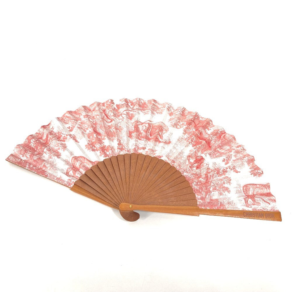 Dior Other fashion goods Wood Orange Hand Fan Toile de Jouy Fan