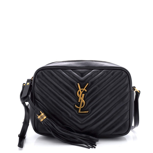 Luxury Saint Laurent Trending 2025 Lou Camera Bag Matelasse Chevron Leather Small