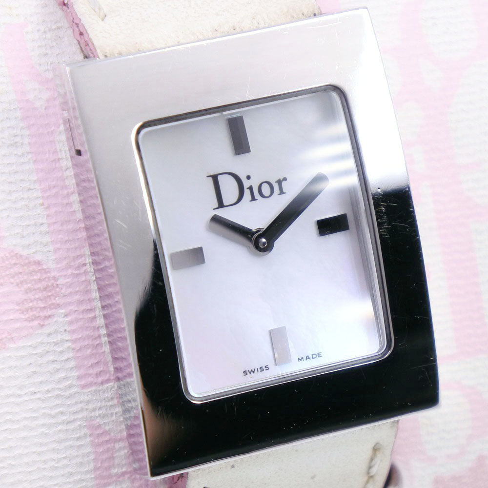 Christian Dior Watches Quartz D78-109 Stainless Steel , Leather White Maris White shell dial Women