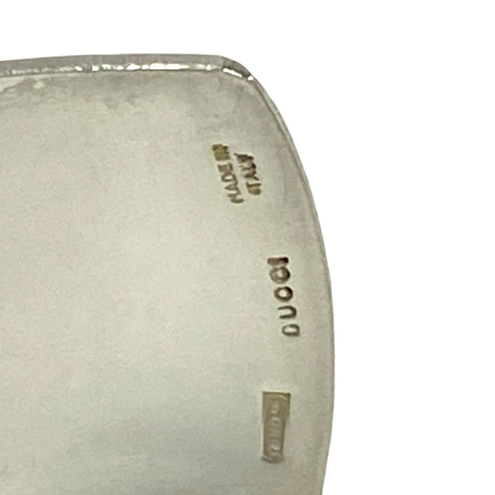 GUCCI Bangle Silver925 Silver Cut-out wide cuffs Women