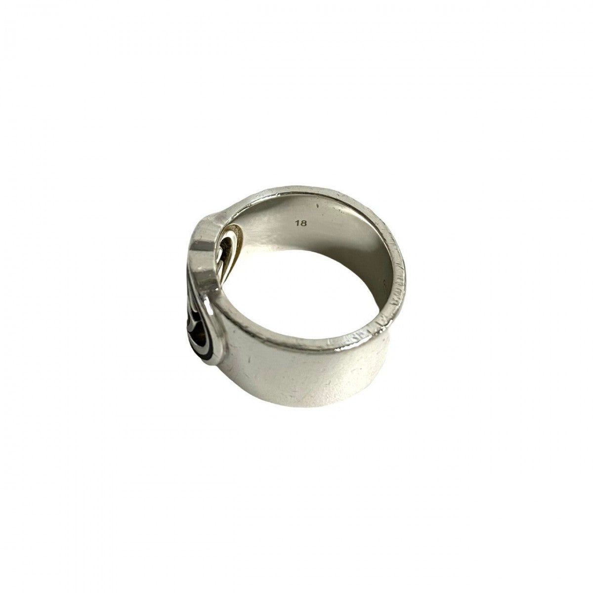 GUCCI Ring Silver925 Silver Interlocking G mens(Unisex) 18