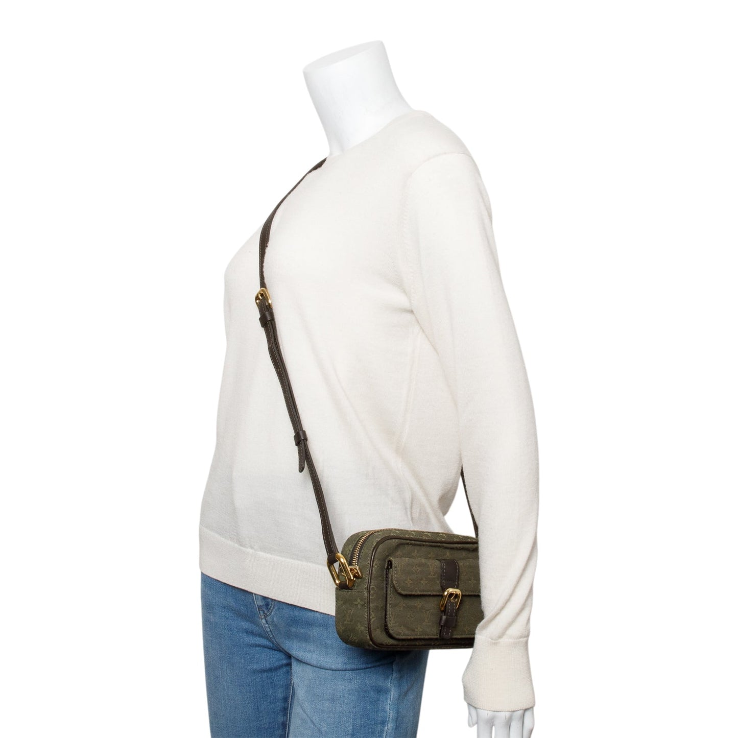 Louis Vuitton Green Monogram Mini Lin Juliette Crossbody Bag