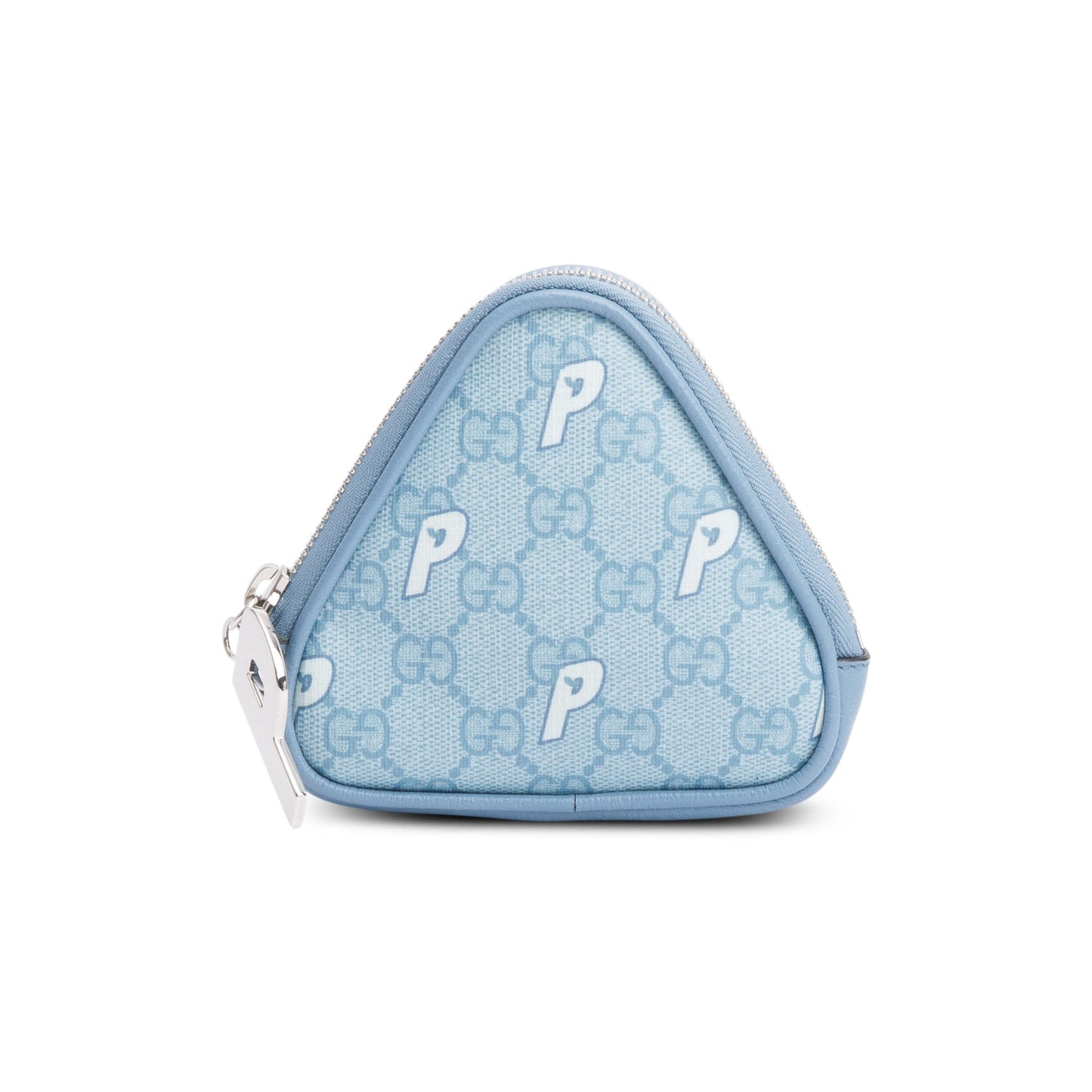 Gucci X Palace Blue GG-P Supreme Triangle Coin Purse