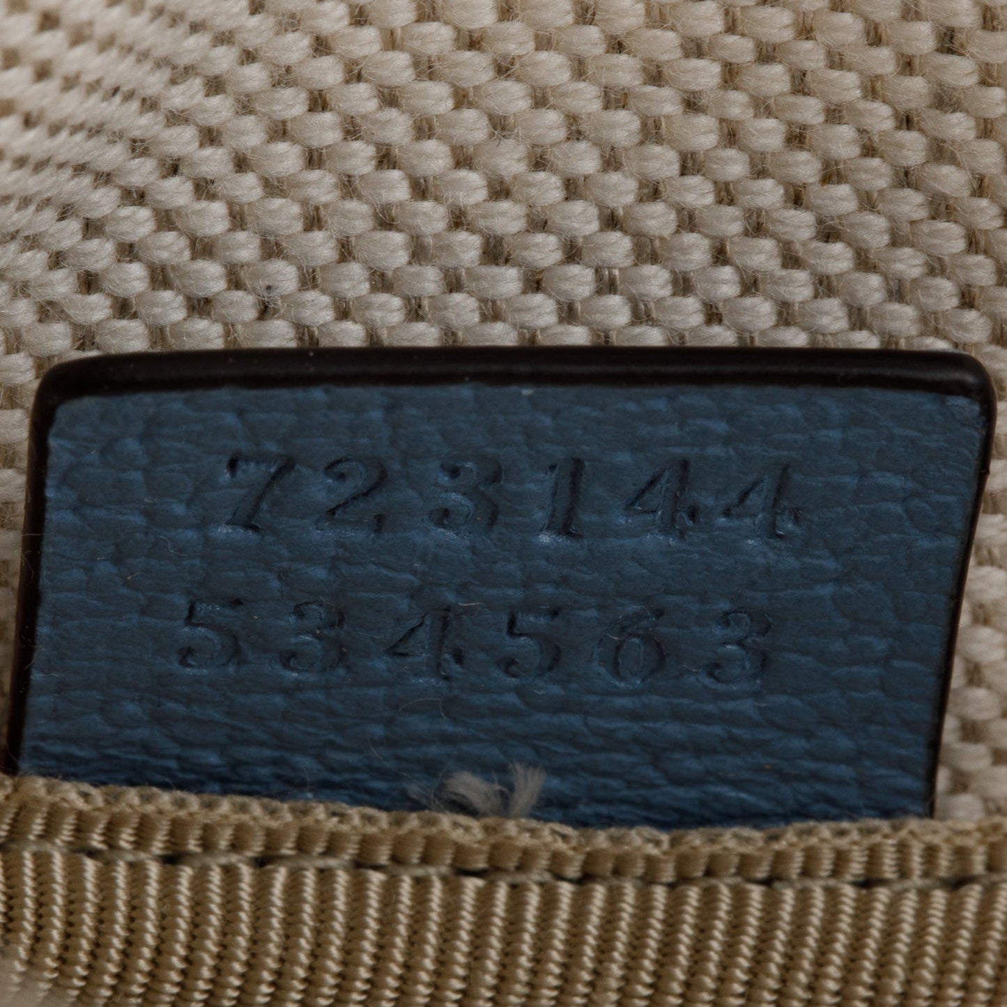 Gucci X Palace Blue GG-P Supreme Triangle Coin Purse