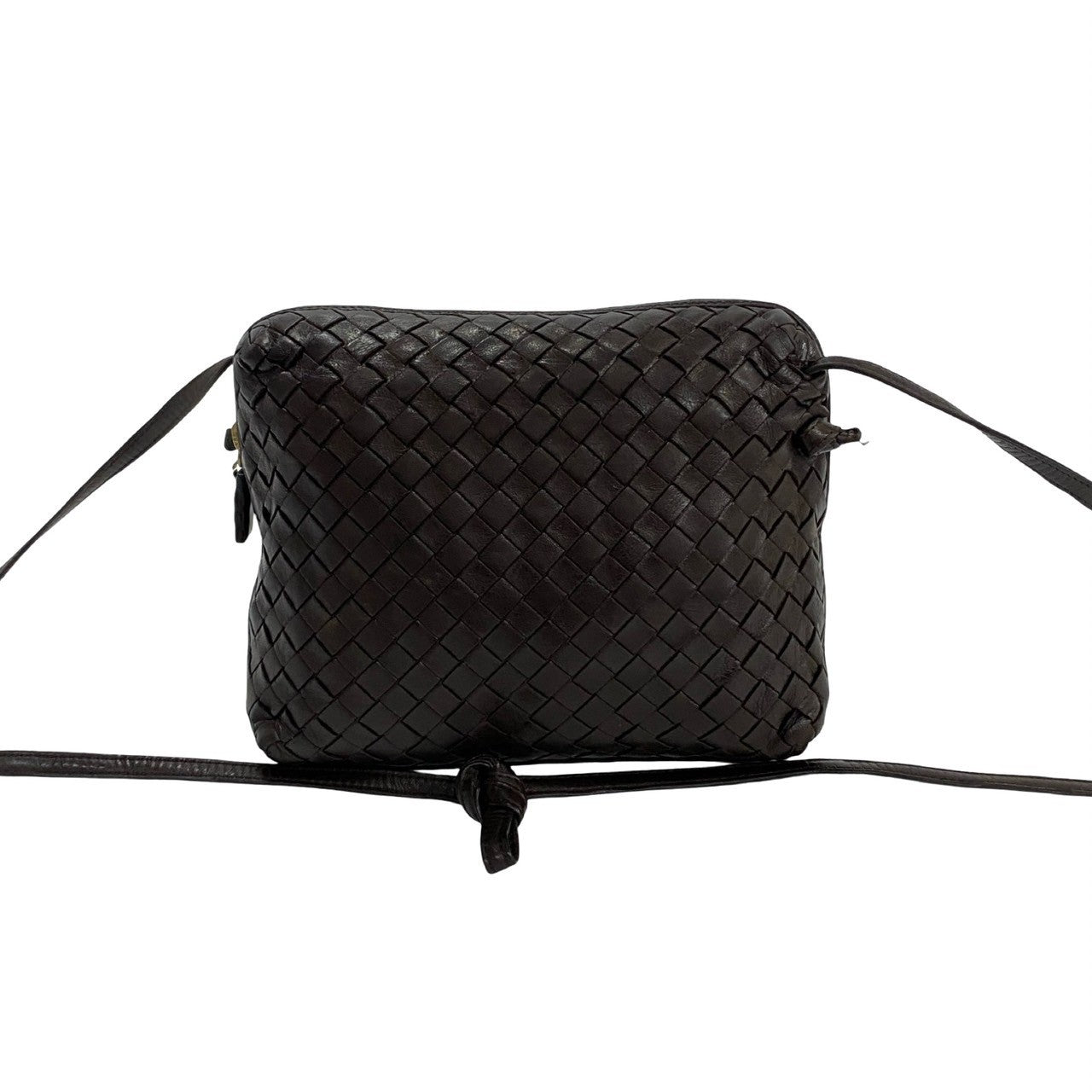 BOTTEGAVENETA Shoulder Bag leather Brown INTRECCIATO Women