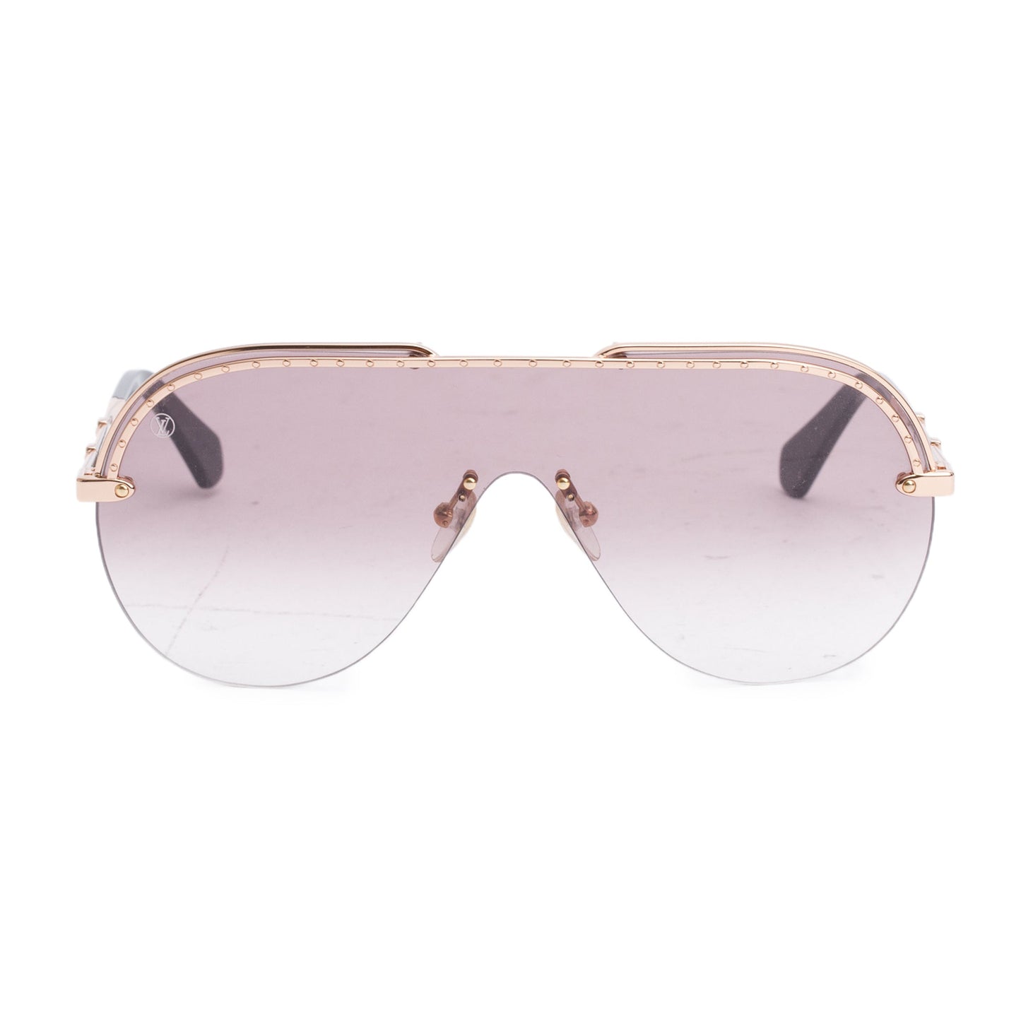 Louis Vuitton Z1232W Rose-Gold Plated Metal Gone Girl Pilot Sunglasses