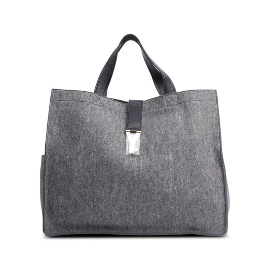 Saint Laurent Grey Wool Tote