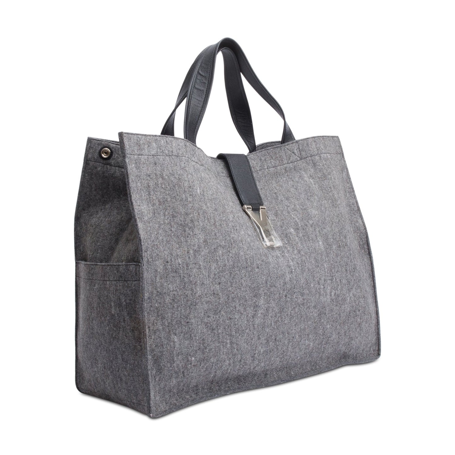 Saint Laurent Grey Wool Tote