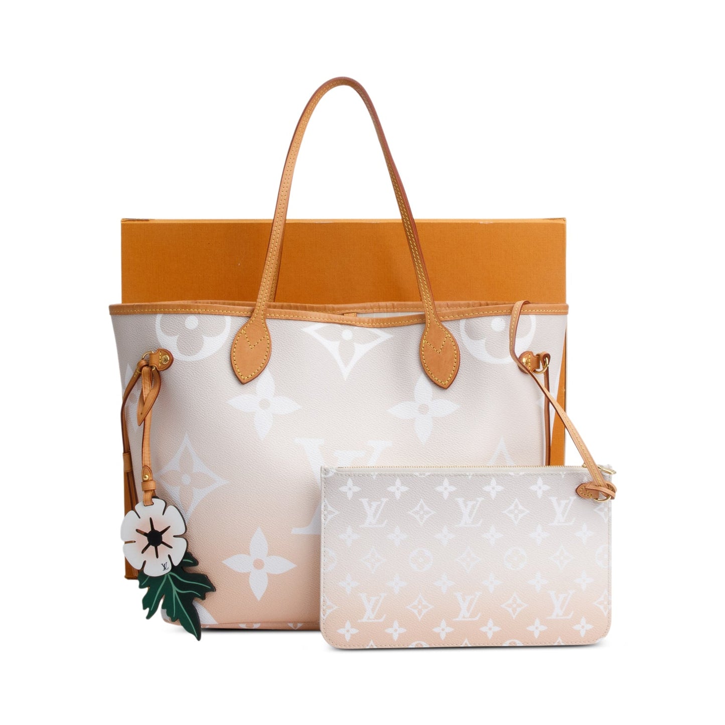 Louis Vuitton Neutral Monogram Giant 'By The Pool' Neverfull MM