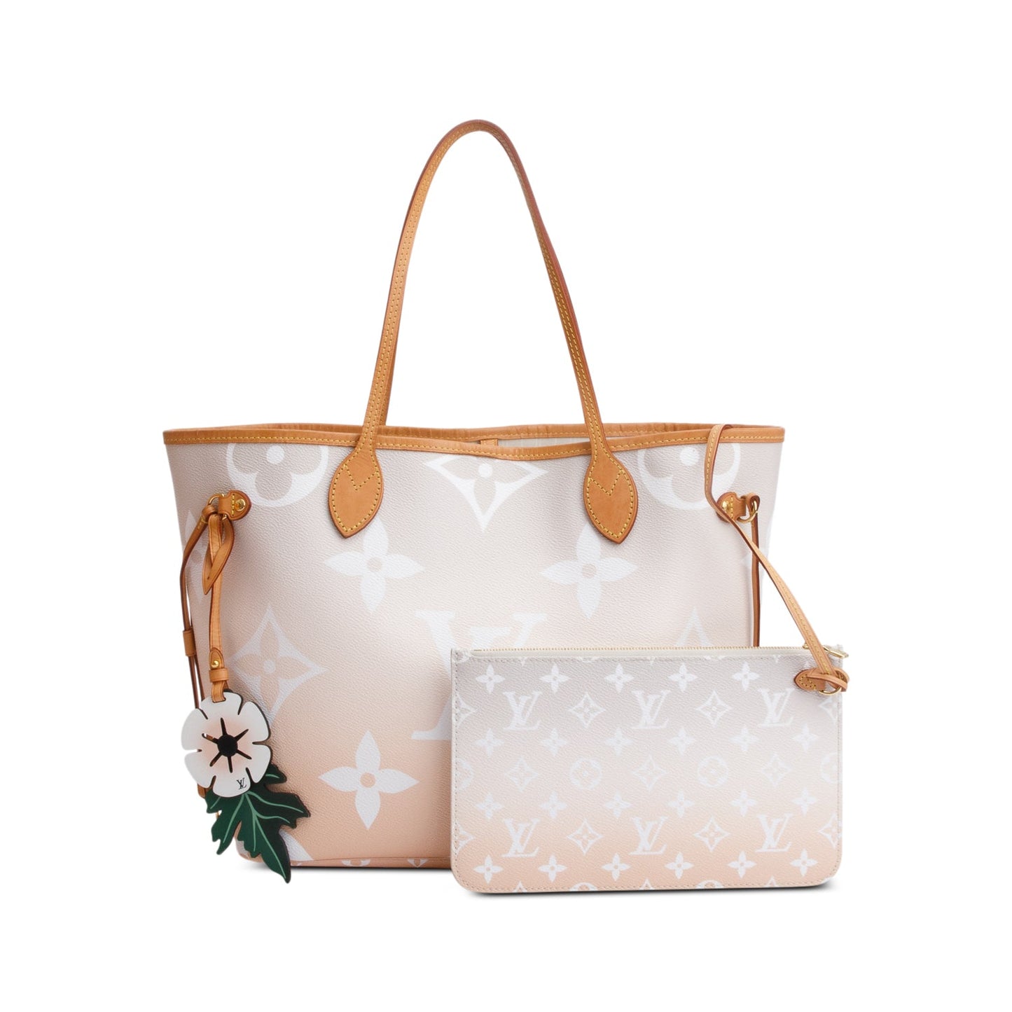Louis Vuitton Neutral Monogram Giant 'By The Pool' Neverfull MM