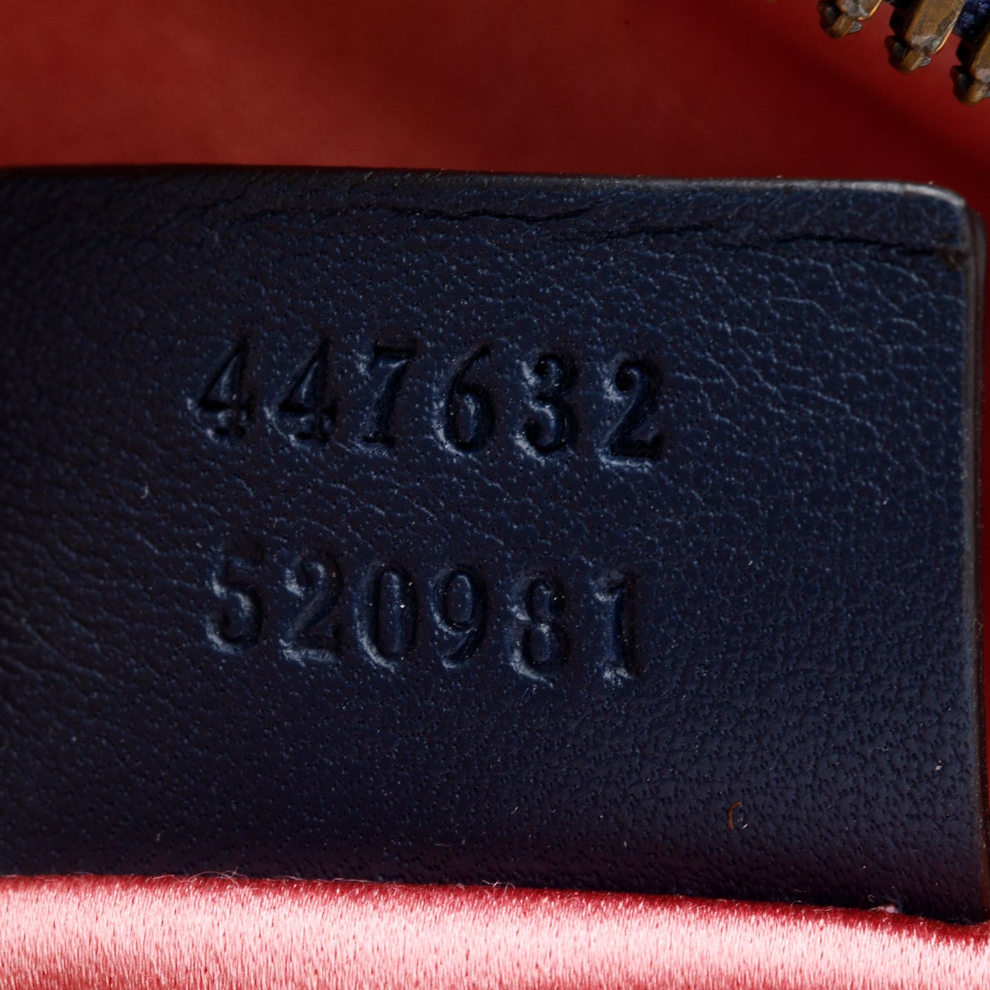 Gucci Blue Denim GG Marmont Pearly GG Small Shoulder Bag