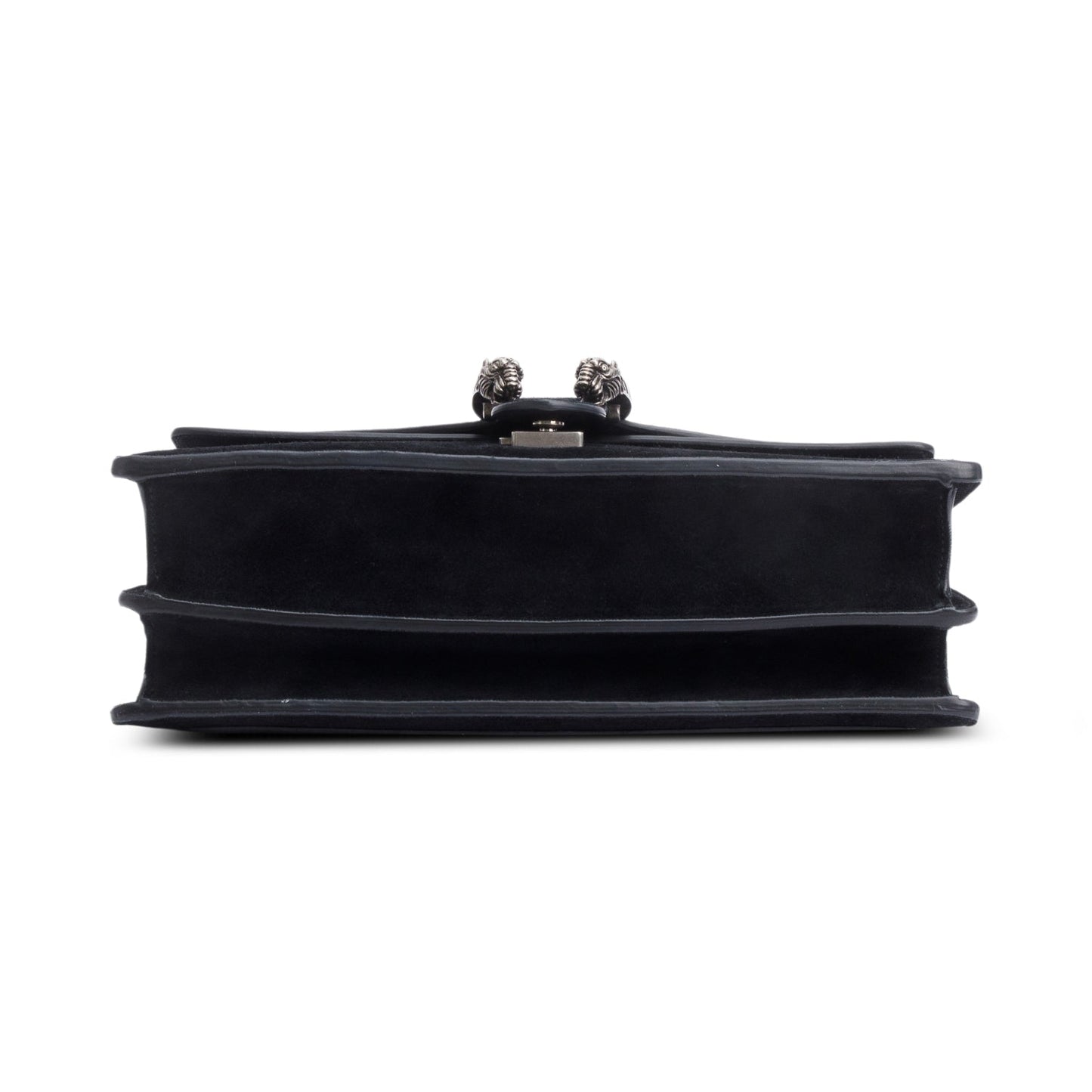 Gucci Black Suede Dionysus Medium Shoulder Bag