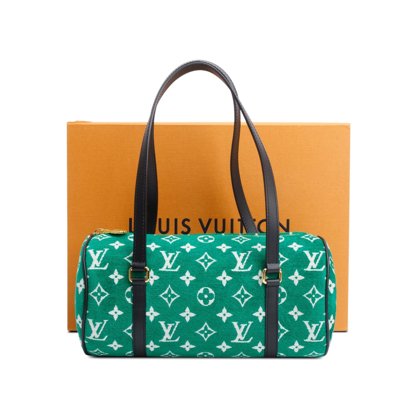 Louis Vuitton Green Monogram Velvet LV Match Papillon 26