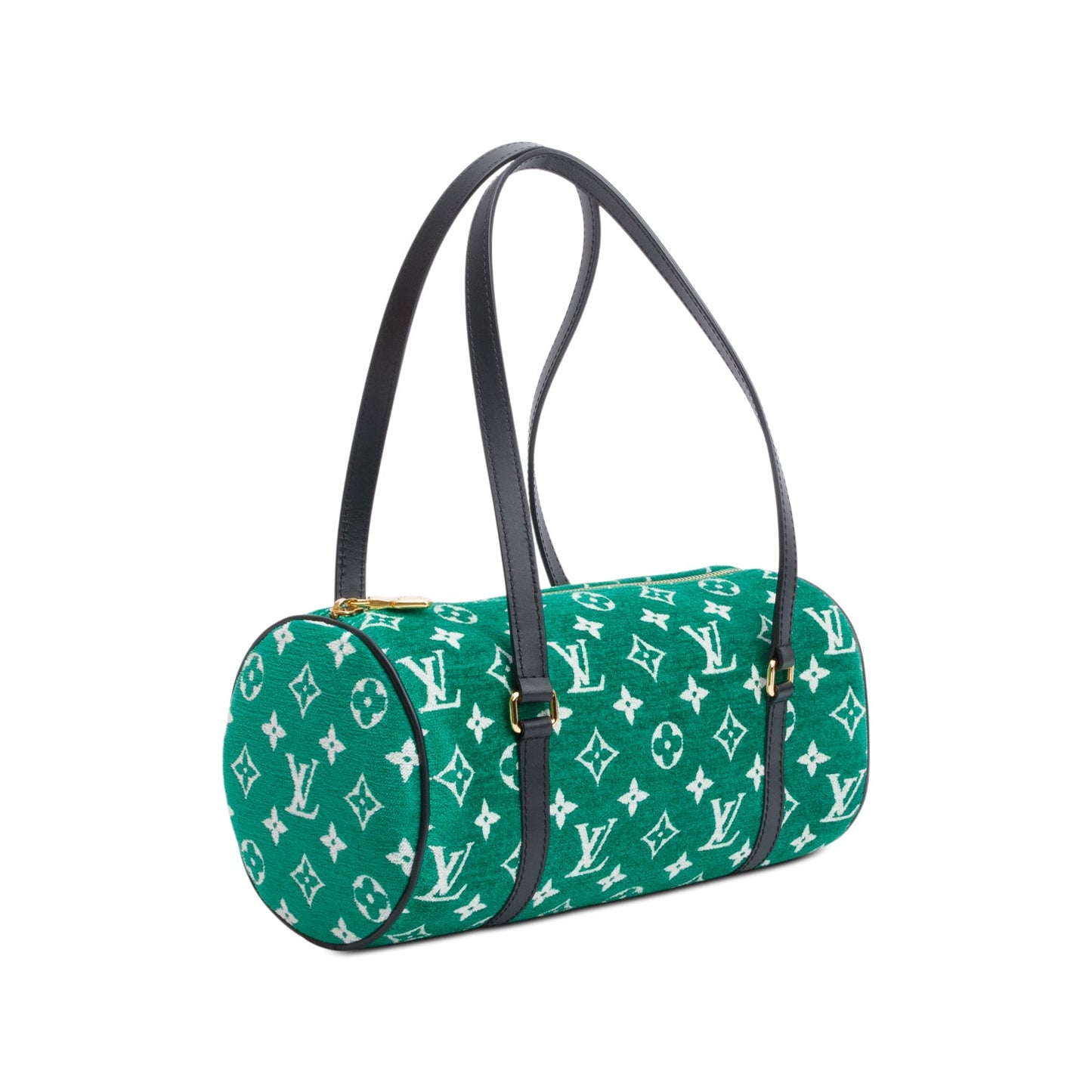 Louis Vuitton Green Monogram Velvet LV Match Papillon 26