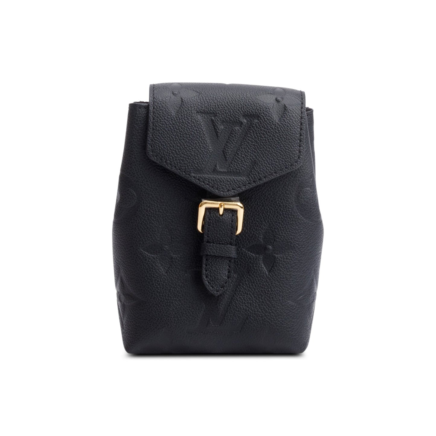 Louis Vuitton Black Monogram Empreinte Leather Tiny Backpack