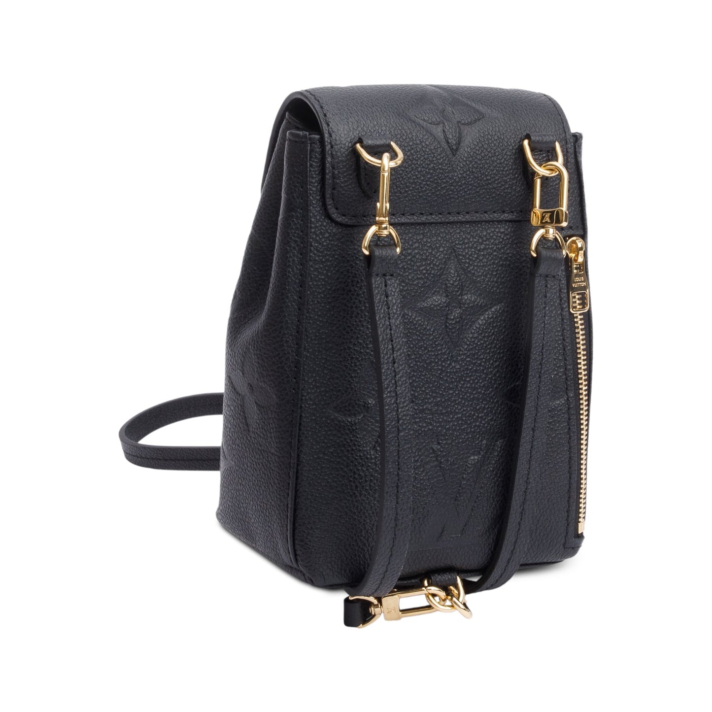 Louis Vuitton Black Monogram Empreinte Leather Tiny Backpack