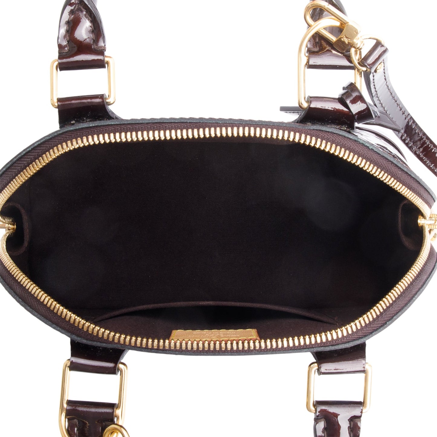 Louis Vuitton Amarante Monogram Vernis Leather Alma BB