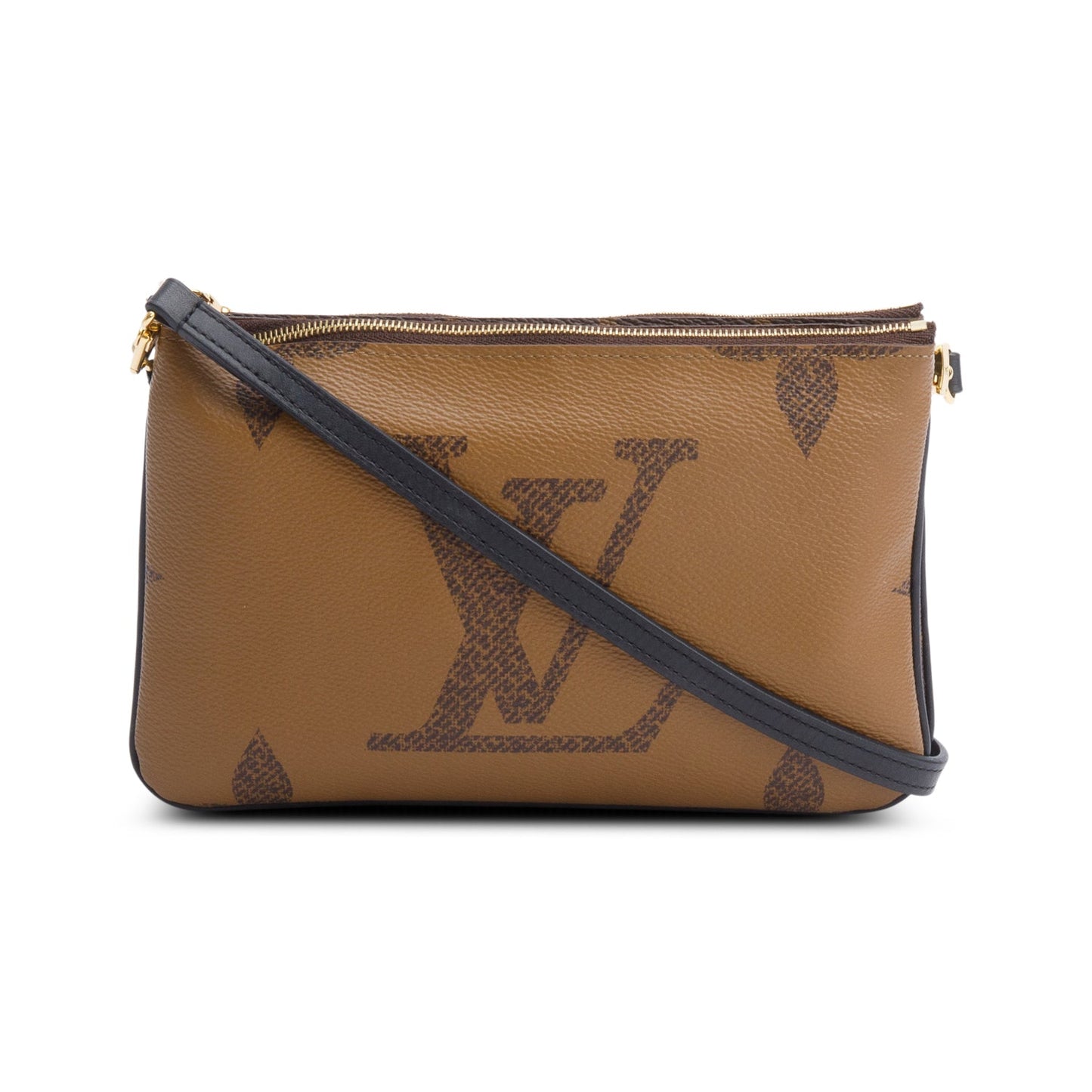 Louis Vuitton Monogram Giant Reverse & Monogram Double Zip Pochette