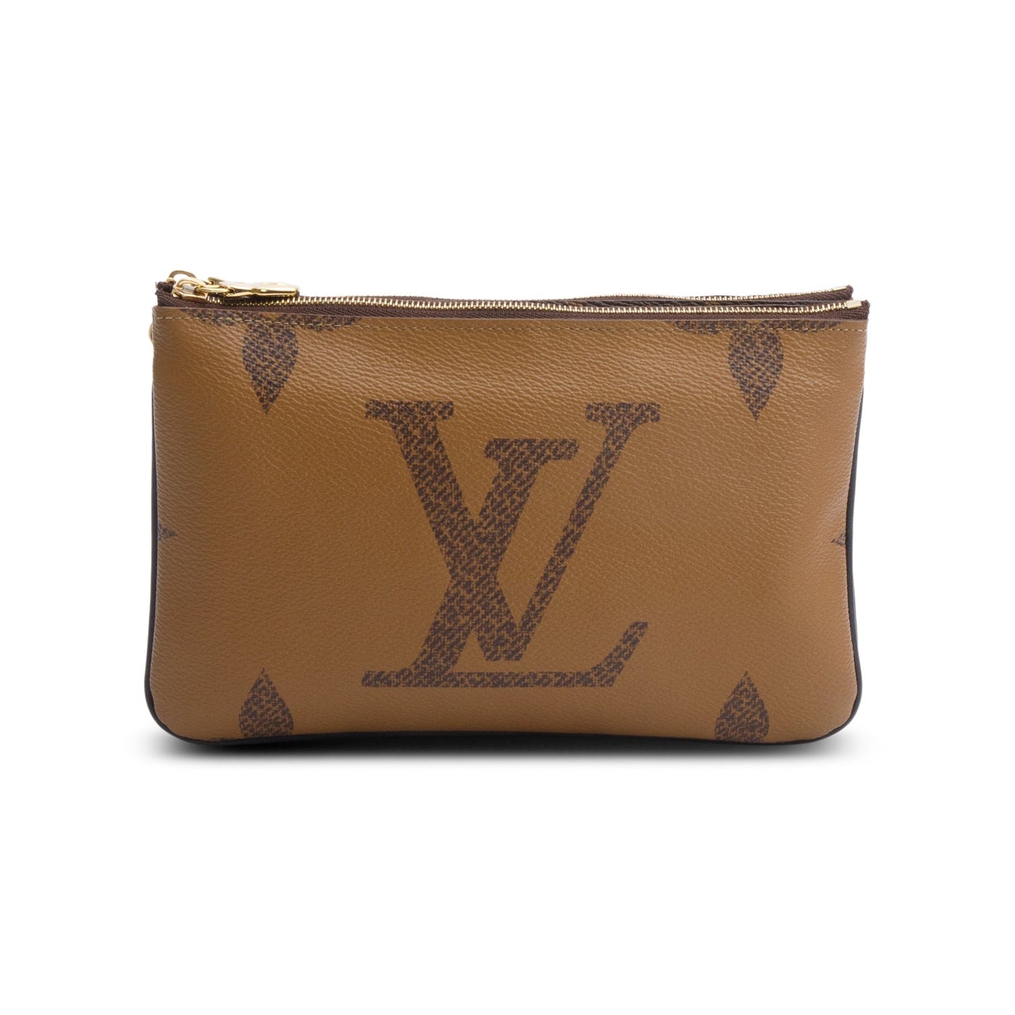 Louis Vuitton Monogram Giant Reverse & Monogram Double Zip Pochette
